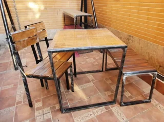 ست میز، نیمکت و صندلی ۴ و ۶ نفره